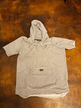 SIZE Gray Hoodie Size Medium - Long Fit